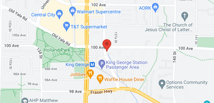 map of 706 13696 100 AVENUE